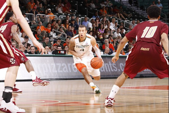 2012 Miami Hurricanes Men's Basketball vs Boston College