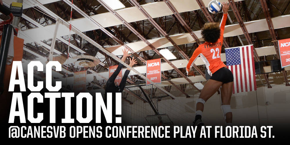 @CanesVB Opens ACC Play at Florida State