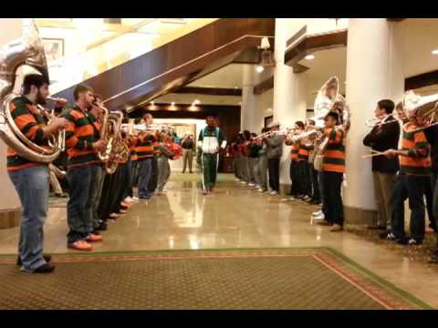 Band of the Hour Sendoff for @CanesHoops