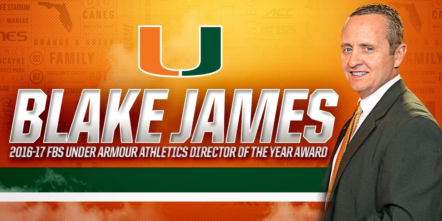 James Earns Under Armour Athletics Director of the Year Honor