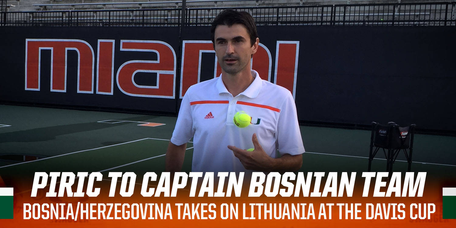 Piric to Captain Bosnian Davis Cup Team