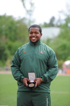 Isaiah Simmons at 2013 ACC Outdoor Championships