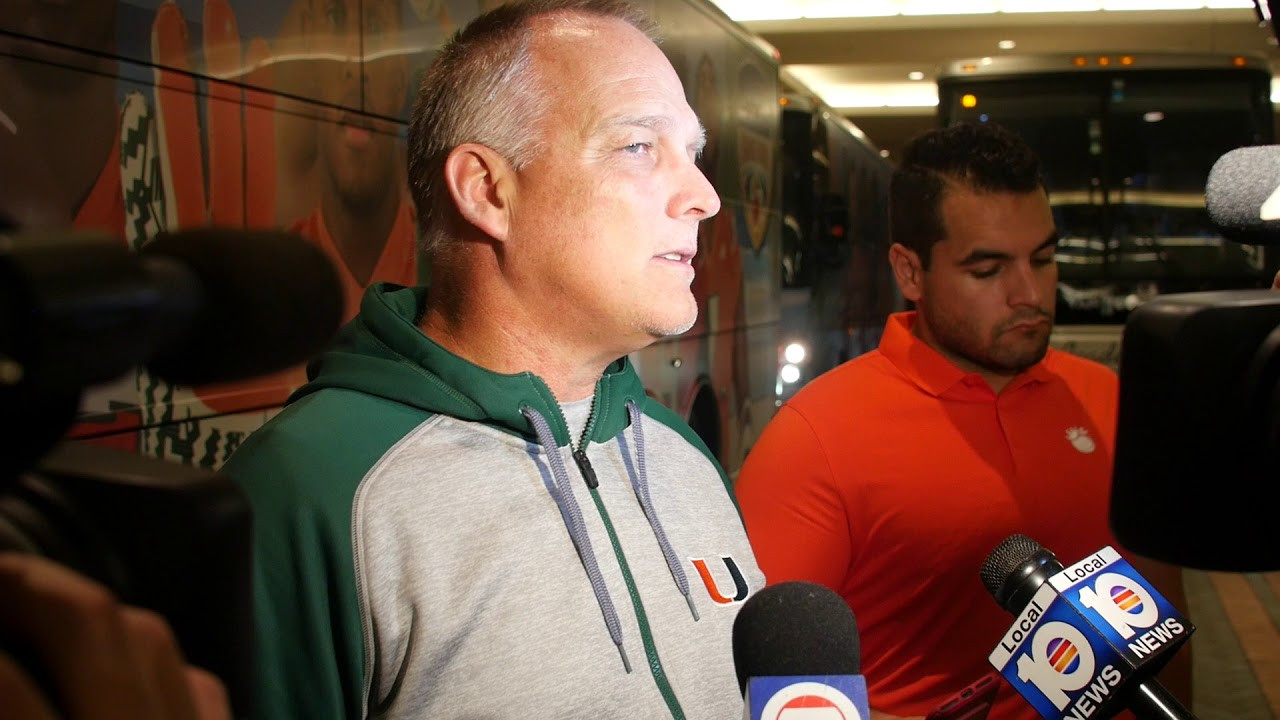 Mark Richt | Orange Bowl Arrival | 12.25.17