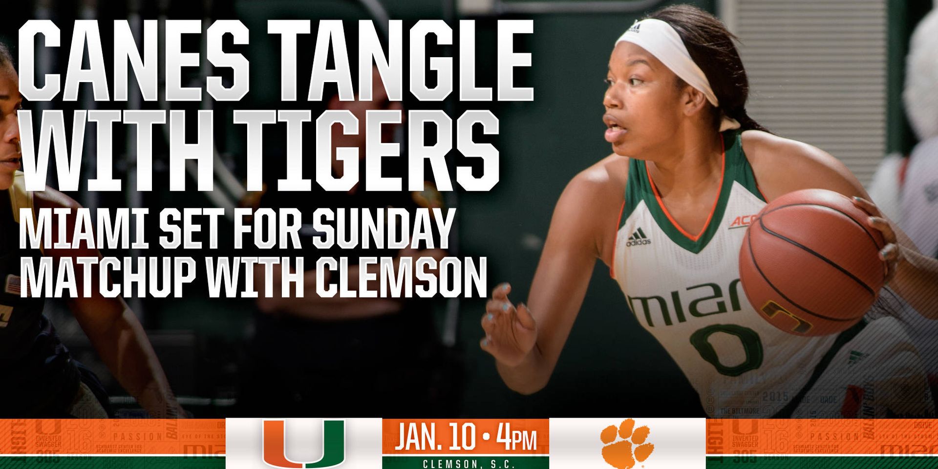 @CanesWBB Travels to Clemson