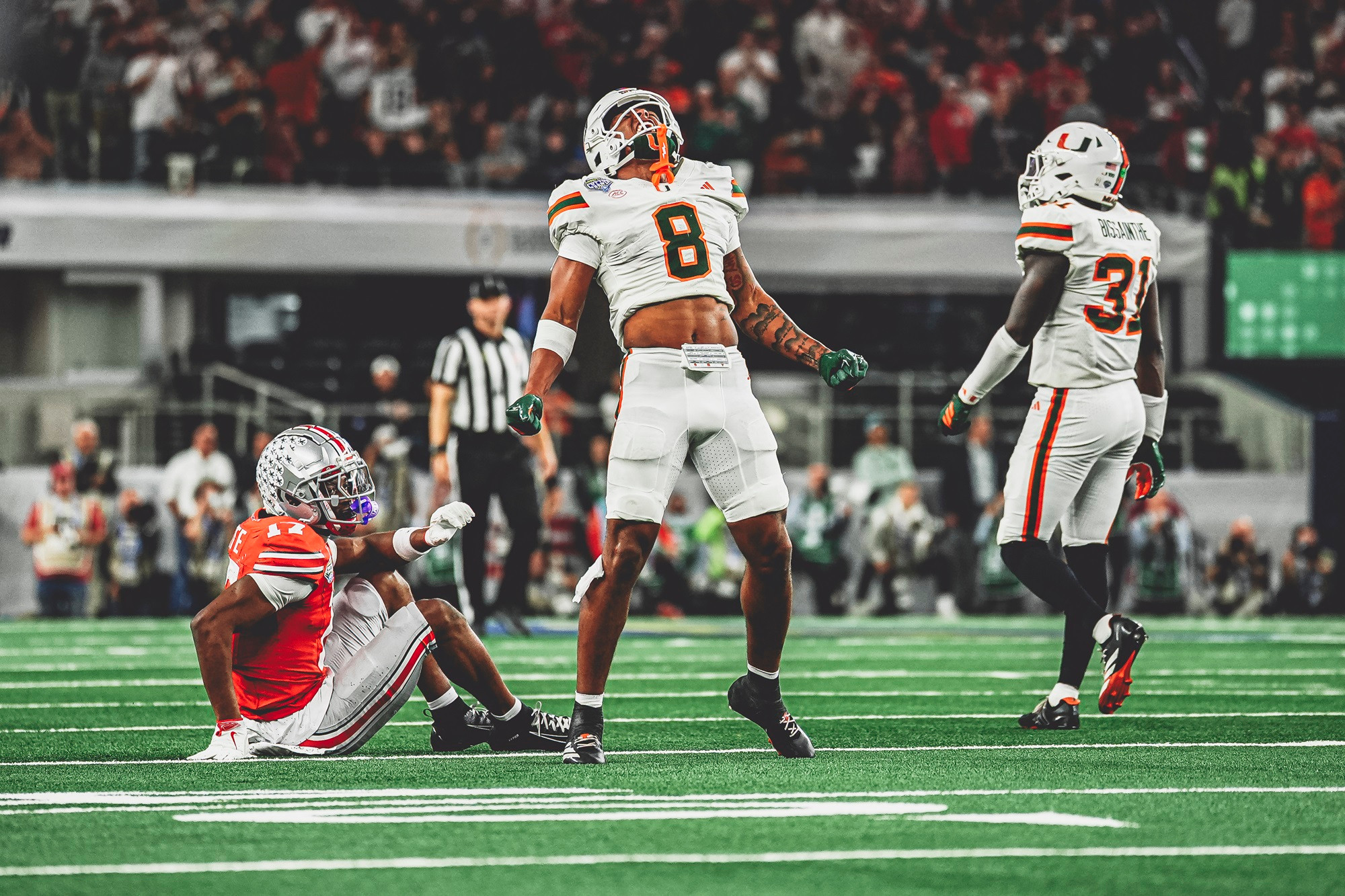 Canes Defeat Buckeyes, Advance to CFP Semis – University of Miami Athletics