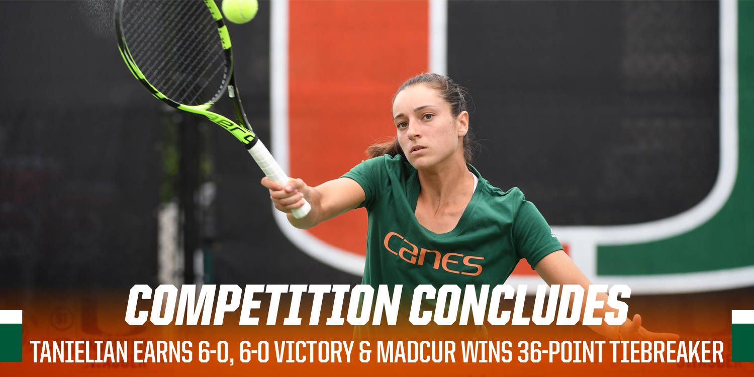 @CanesWTennis Wraps up Wolverine Invitational Play
