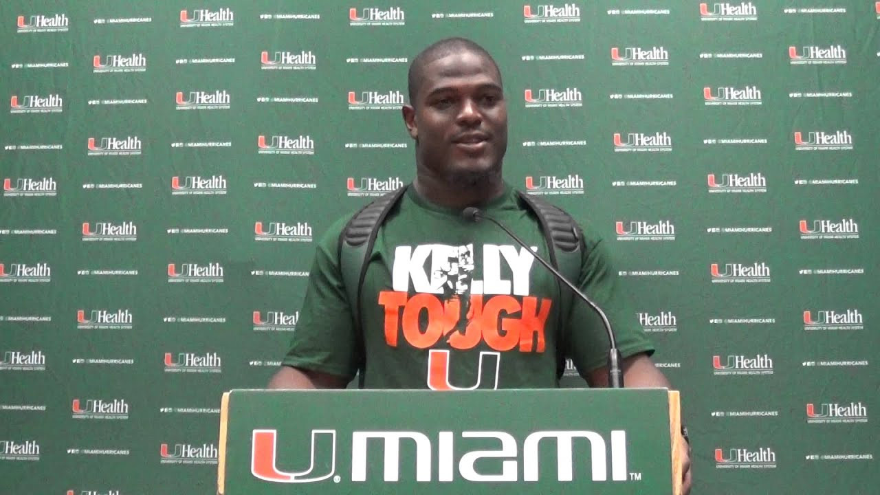 Linebacker Denzel Perryman - Postgame UNC (Nov. 1)