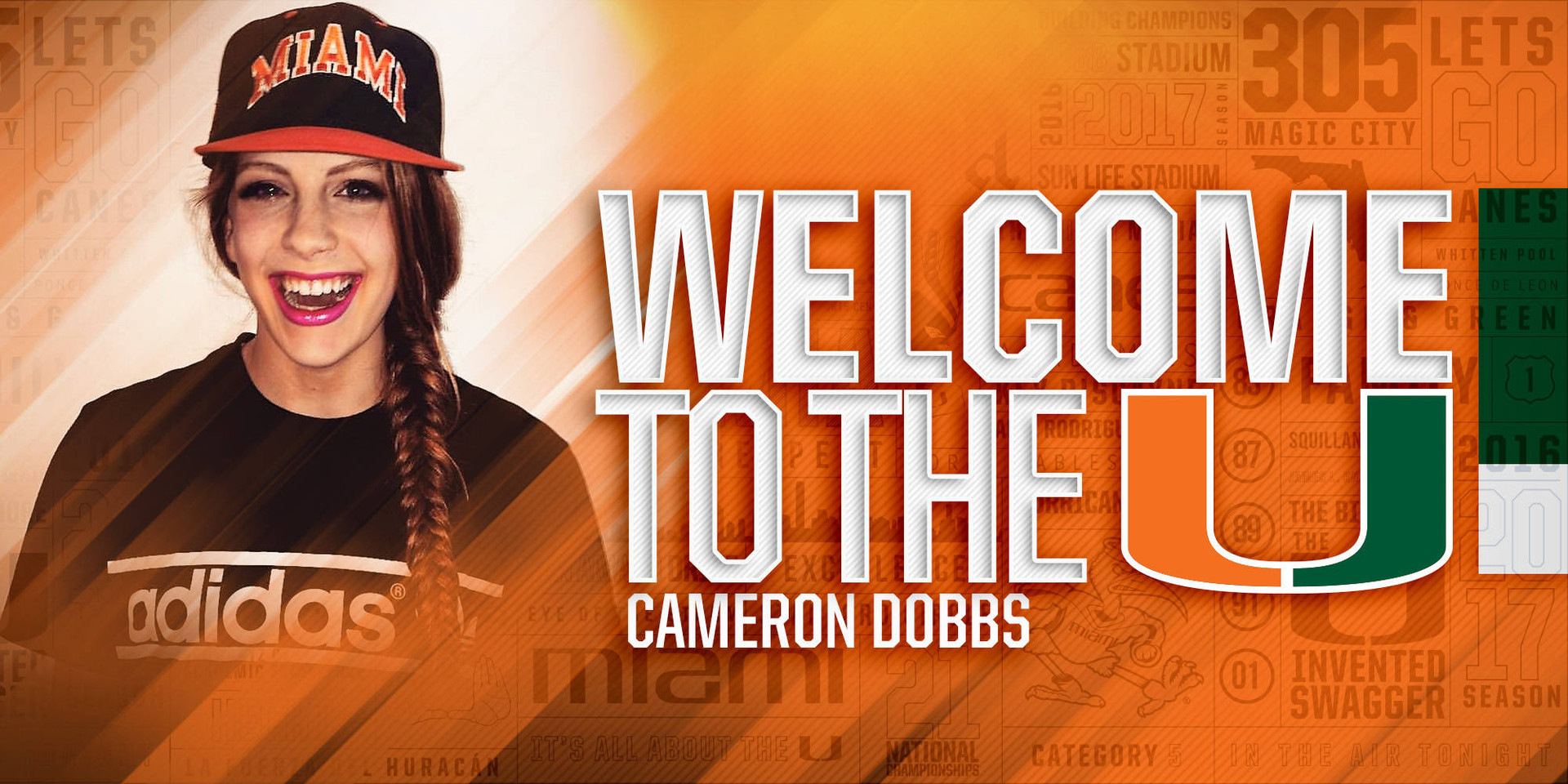 @CanesVB Signs Outside Hitter Cameron Dobbs