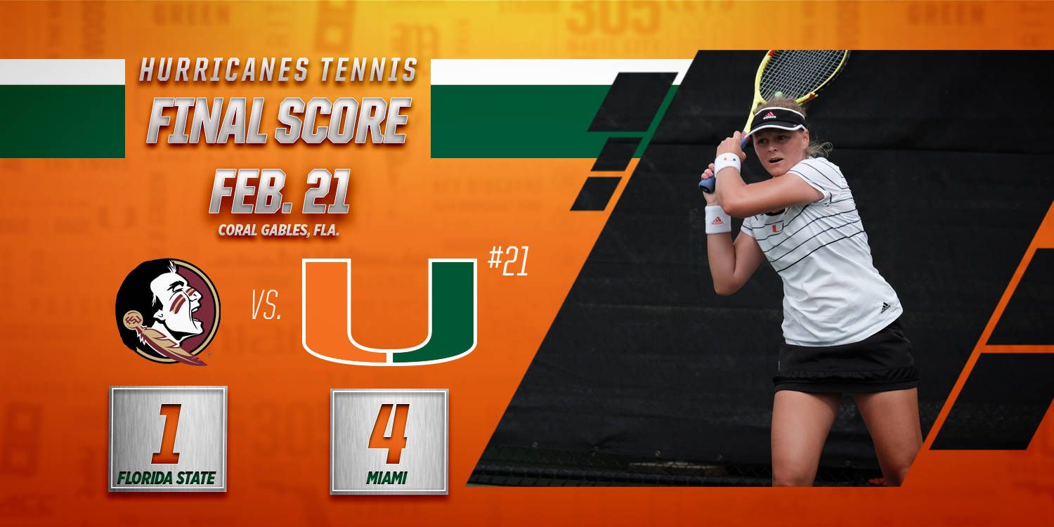 @CanesWTennis Rolls Past Florida State, 4-1