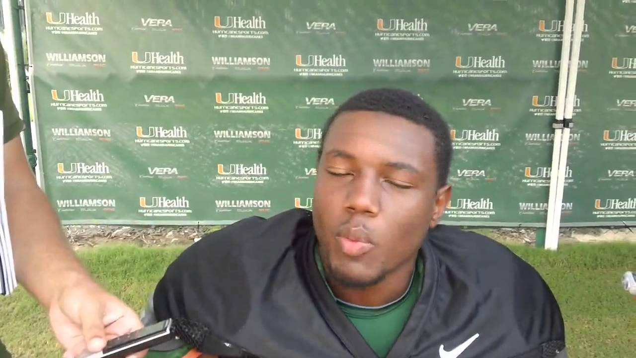 Thurston Armbrister #CanesCamp - Aug. 8 2013