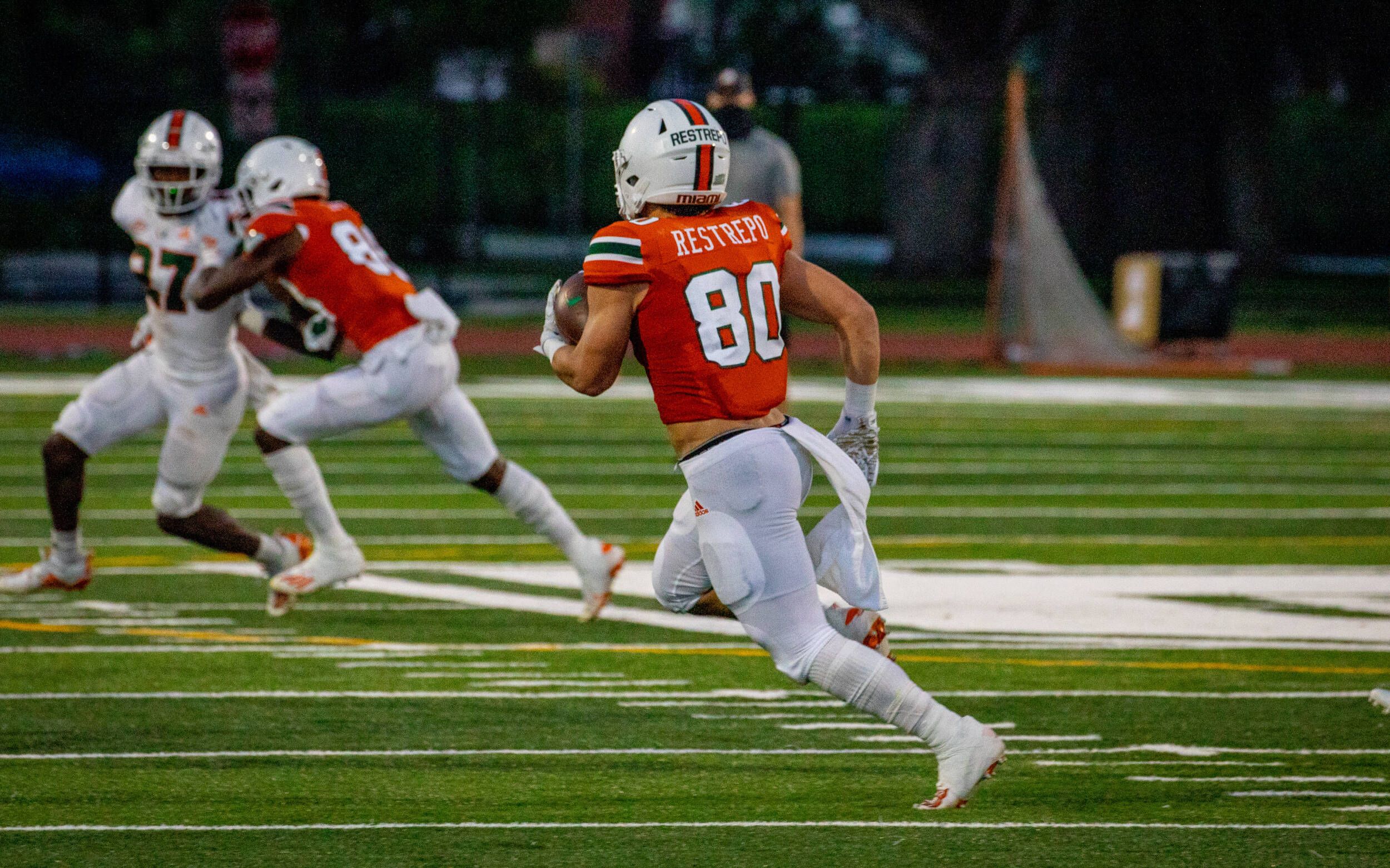 Photos 2020 Fall Camp Scrimmage One – University of Miami Athletics