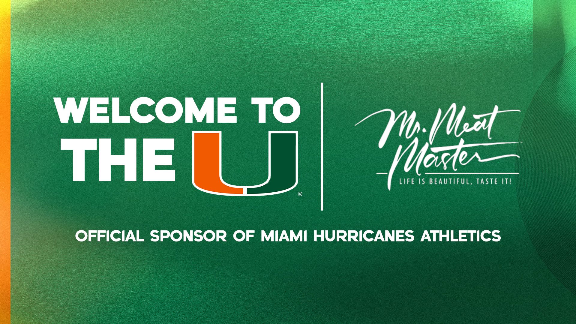 Mr. Meat Master Named Official Sponsor of University of Miami Athletics