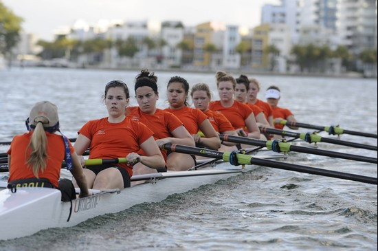 Miami Hurricanes Rowing Practice