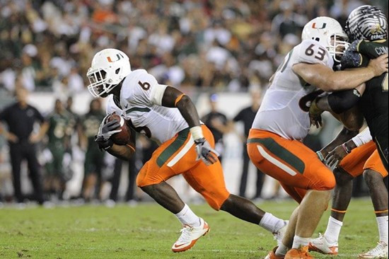 Lamar Miller - 2011 Miami Hurricanes Football vs USF - by J.C. Ridley
