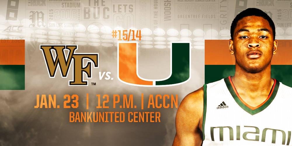 Game Day: Wake Forest at #15/14 Miami