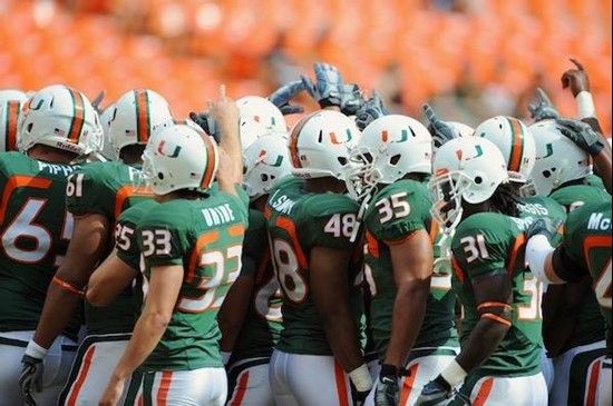 Miami Hurricanes Game-Used Green #46 Adidas Football Jersey used between  the 2015 and 2016 Seasons - Size Medium