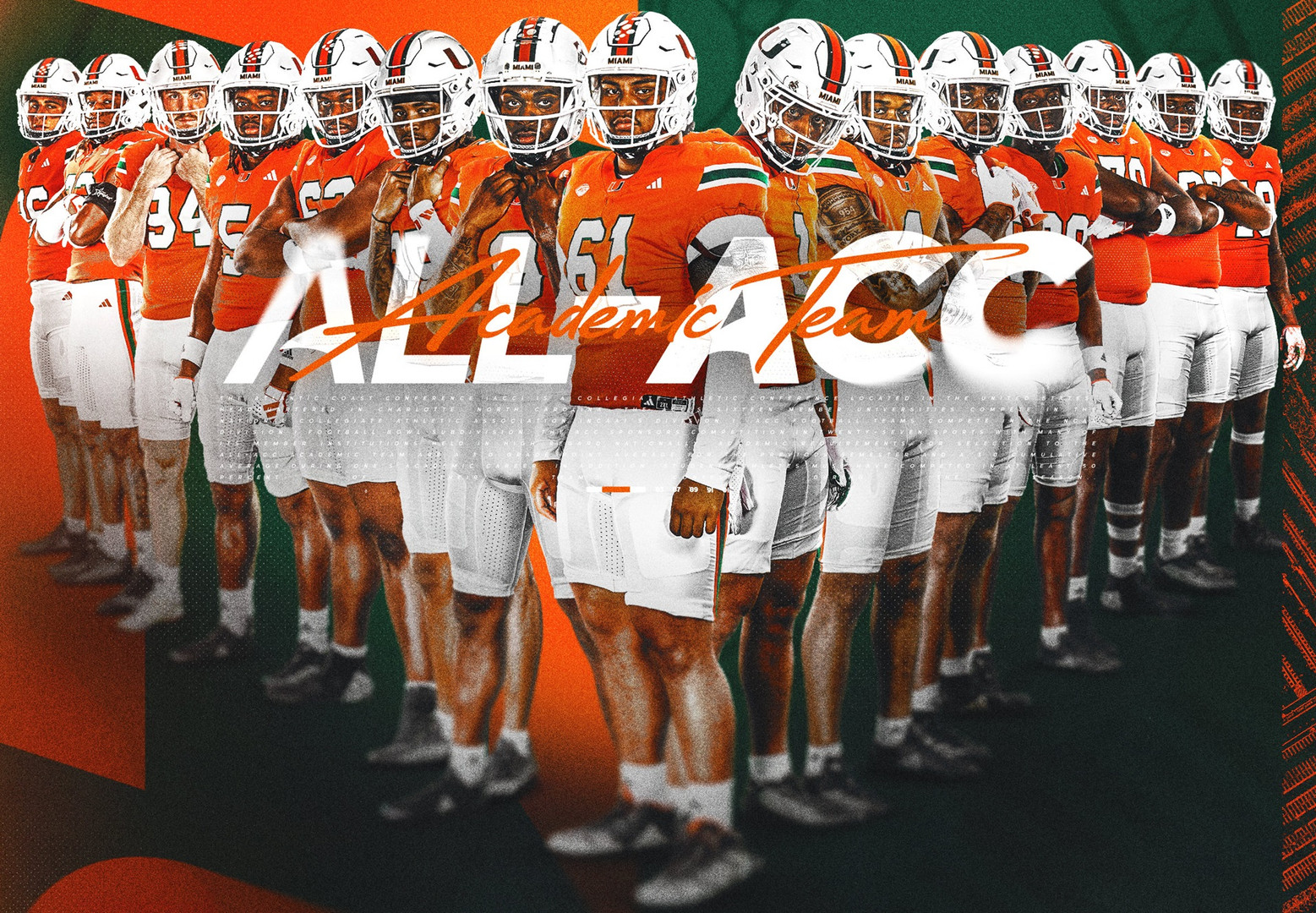 15 Hurricanes Earn All-ACC Academic Honors