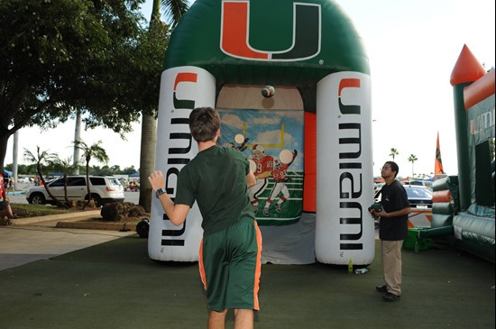 Tailgating at SunLife Stadium before a game against the Ohio State Buckeyes at Sun Life Stadium on September 17, 2011. Photo by Steven Murphy