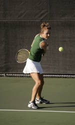 Women's Tennis Sweeps Boston College, 7-0 in Re-Scheduled Match