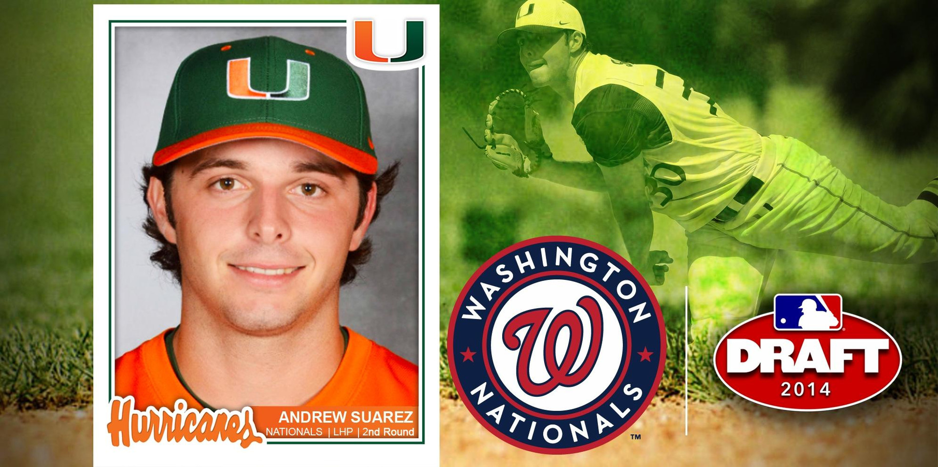 Suarez Drafted in Second Round by Nationals