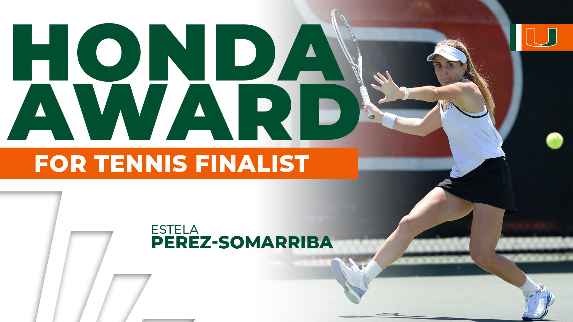 Perez-Somarriba Tabbed a Honda Sports Award Finalist