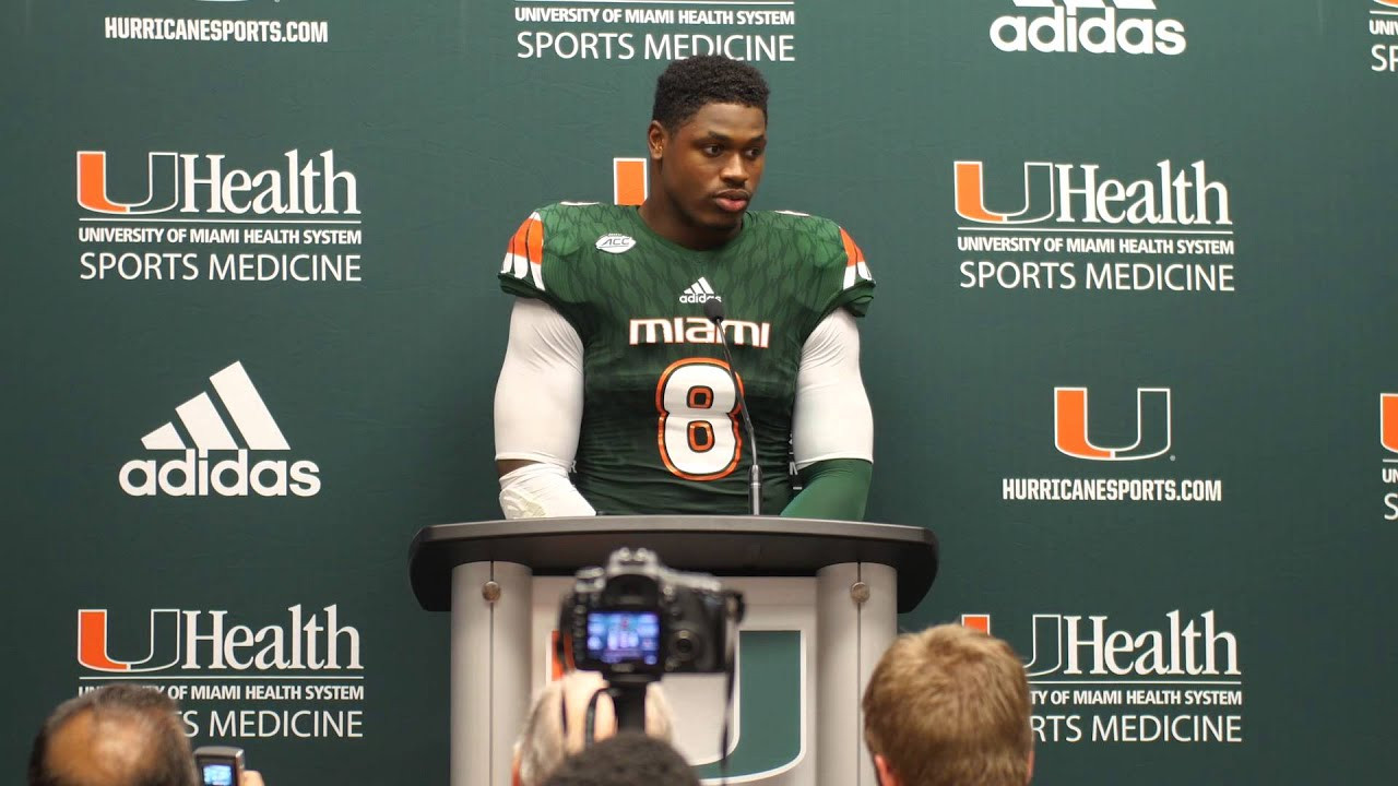 Al-Quadin Muhammad | Post Game Presser Virginia Tech | 10.17.15