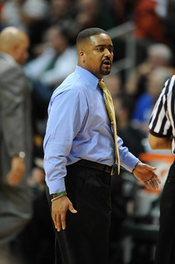 University of Miami Hurricanes head coach, Frank Haith, and the Canes played host to the Duke Blue Devils at the BankUnited Center on February 13,...