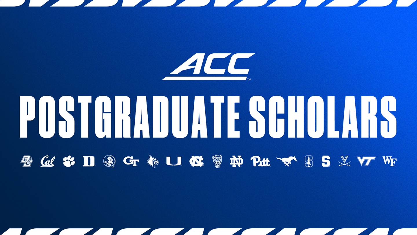 Four Canes Earn ACC Postgraduate Scholarship Recognition