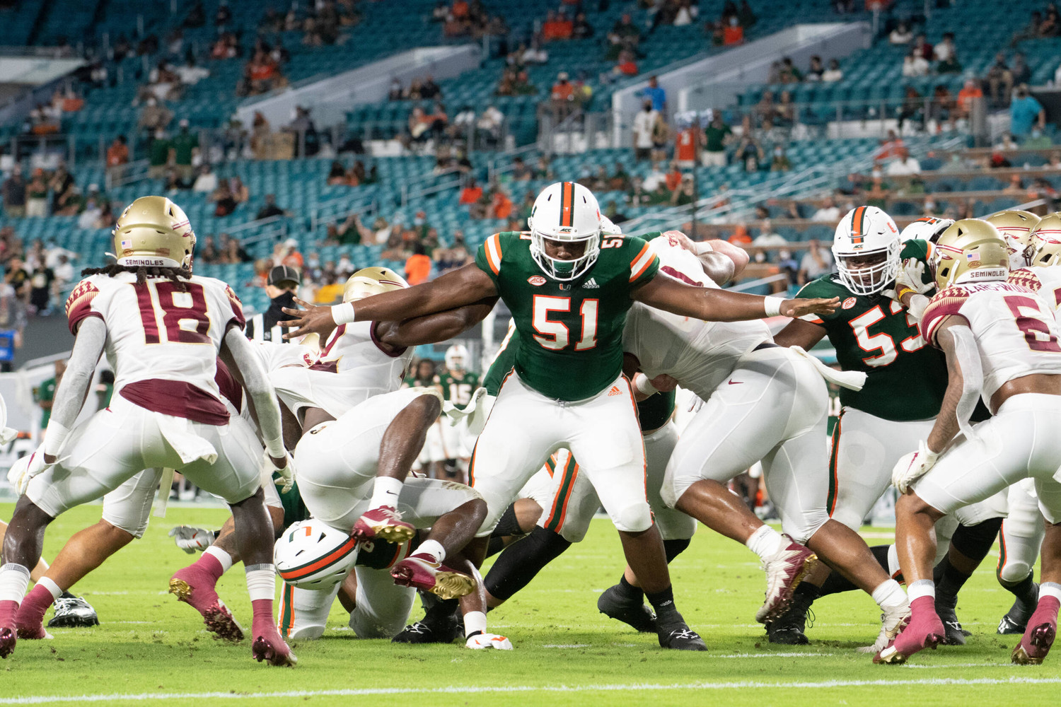 Photo Gallery Canes Football vs FSU University of Miami Athletics