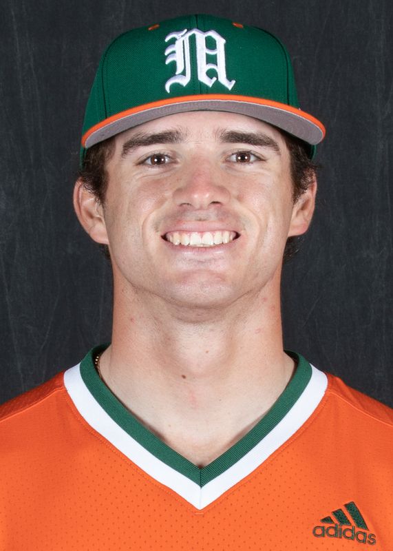 Jared Thomas - Baseball - University of Miami Athletics