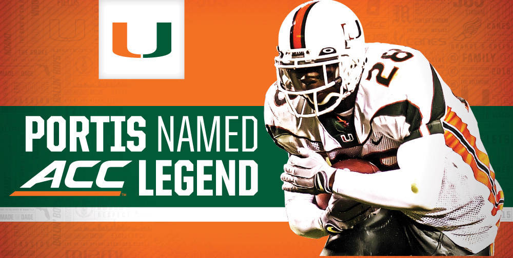 Portis Named to ACC Class of Football Legends