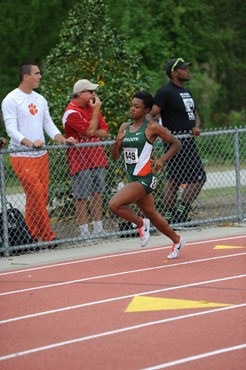 Jasmyne King at 2013 ACC Outdoor Championships
