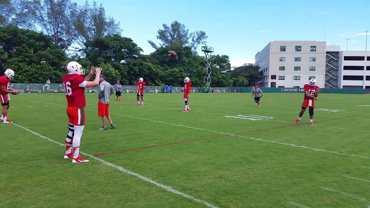 CanesCamp Day 3: Quarterbacks