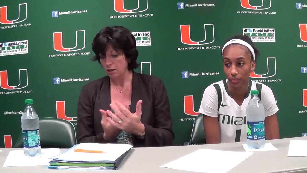 Katie Meier & Caprice Dennis - Postgame Syracuse