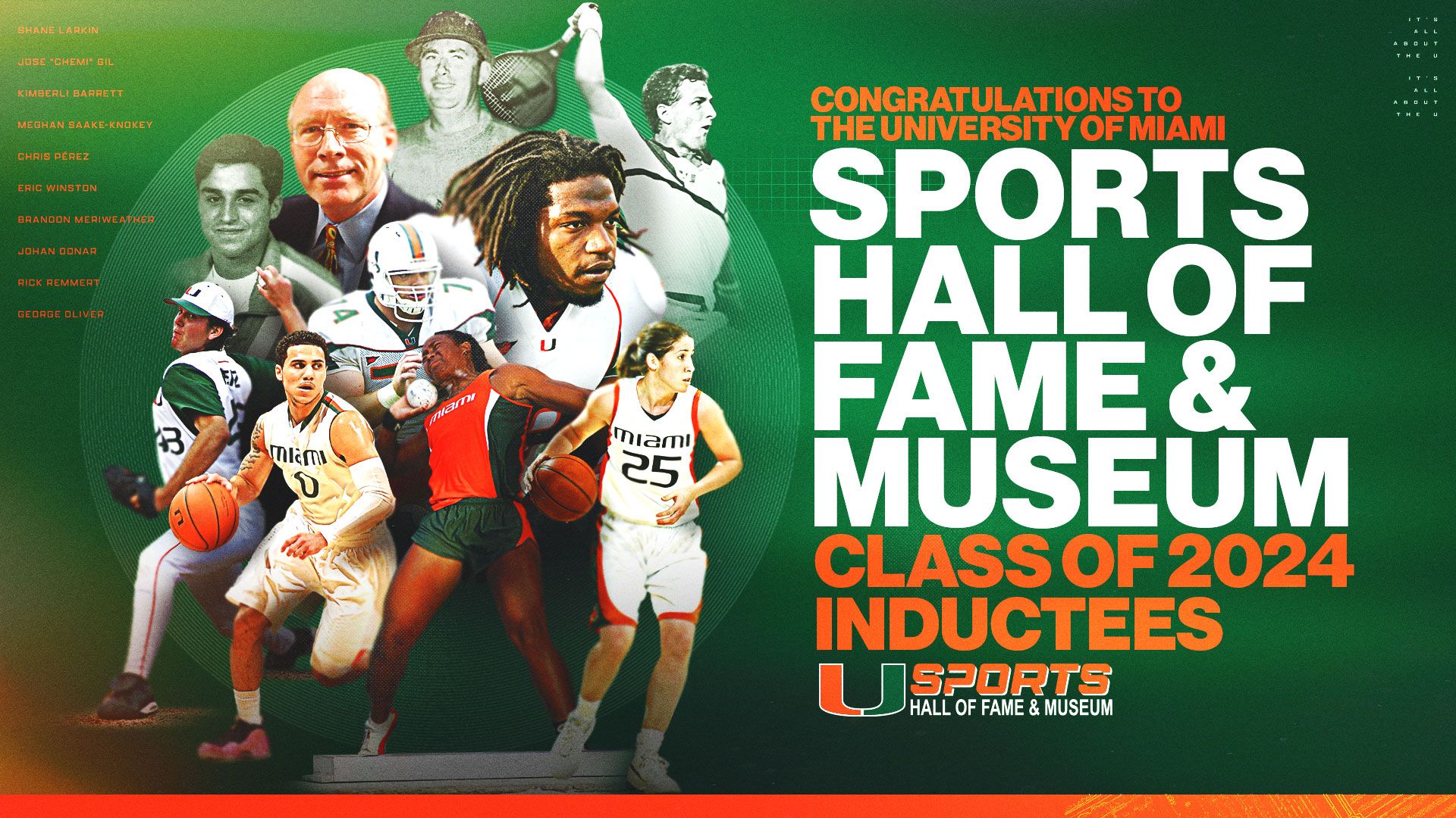 UM Sports Hall of Fame & Museum Induction Banquet Set For April 18 at Watsco Center