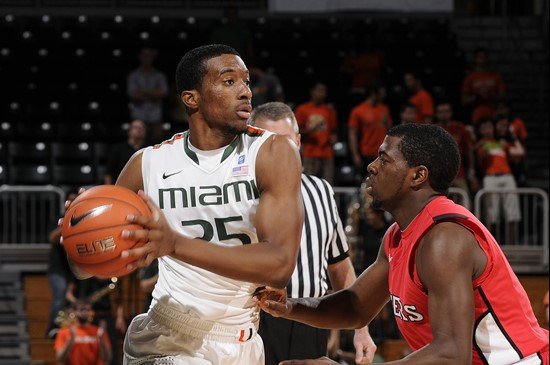 2012 Miami Hurricanes Men's Basketball vs Rutgers