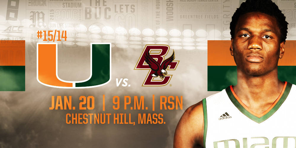 Game Day: #15/14 Miami at Boston College