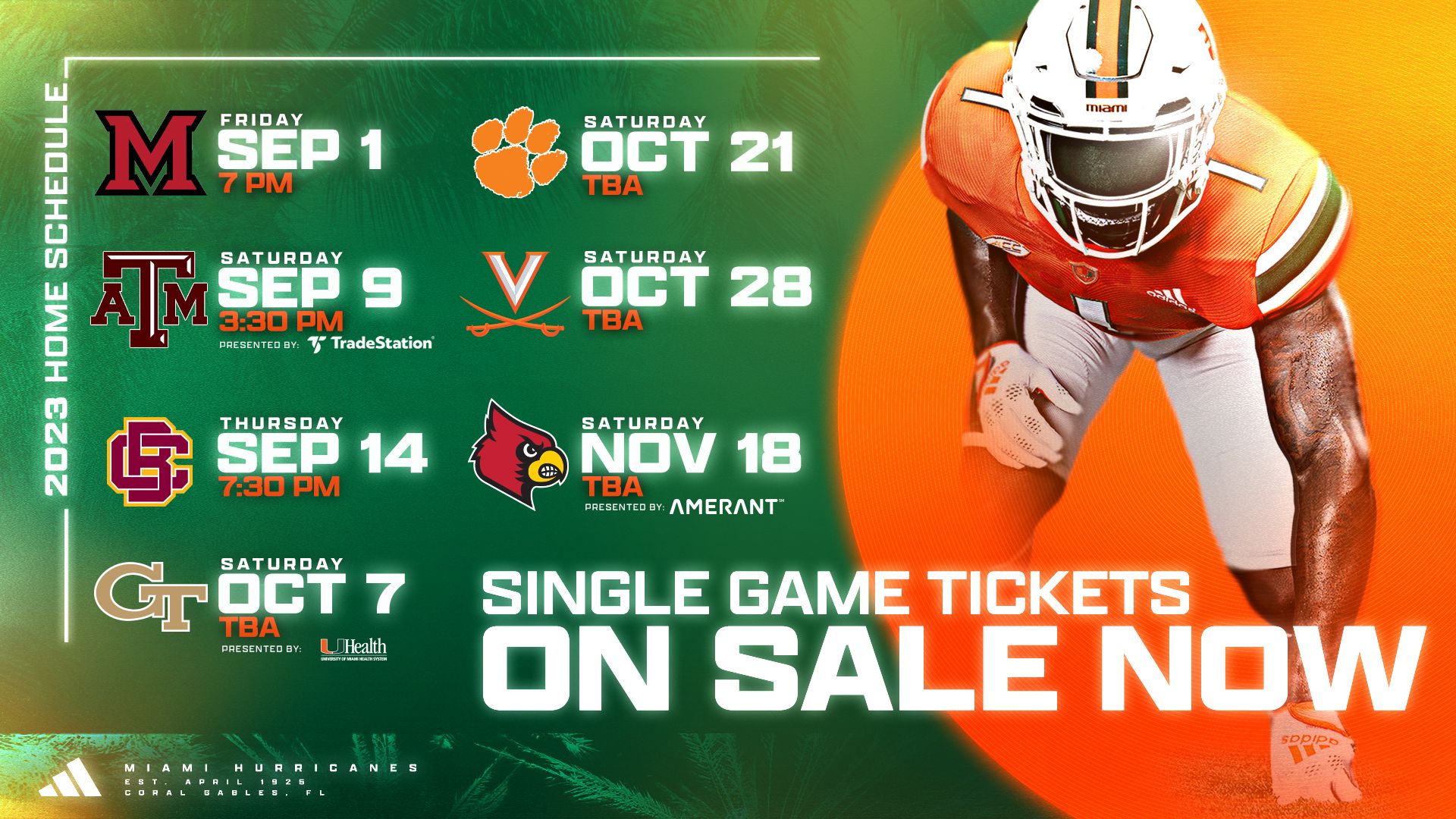 Individual Game Tickets Now Available!