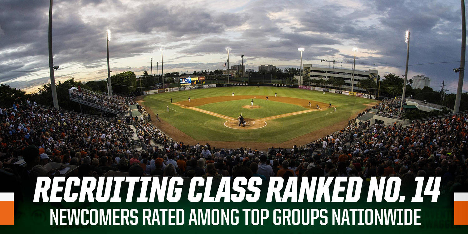 Recruiting Class Ranked #14 by Collegiate Baseball