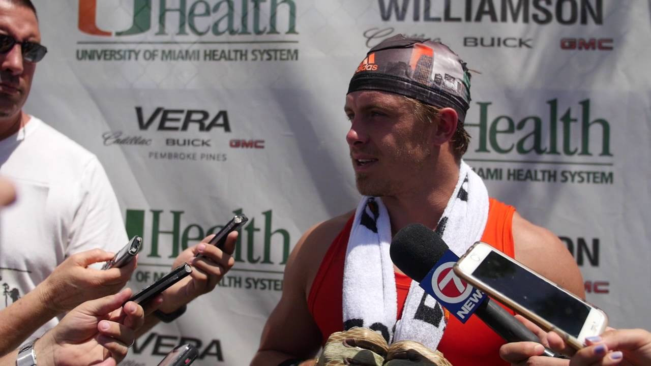 Braxton Berrios | Post Camp Presser | 8.5.16