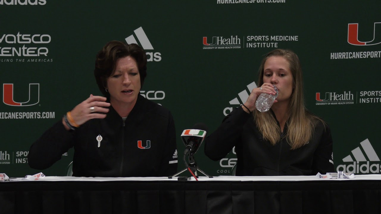 Coach Katie Meier & Laura Cornelius | Basketball Media Day | 11.01.18