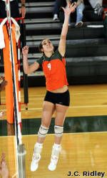 Miami Volleyball Topples Clemson, 3-1