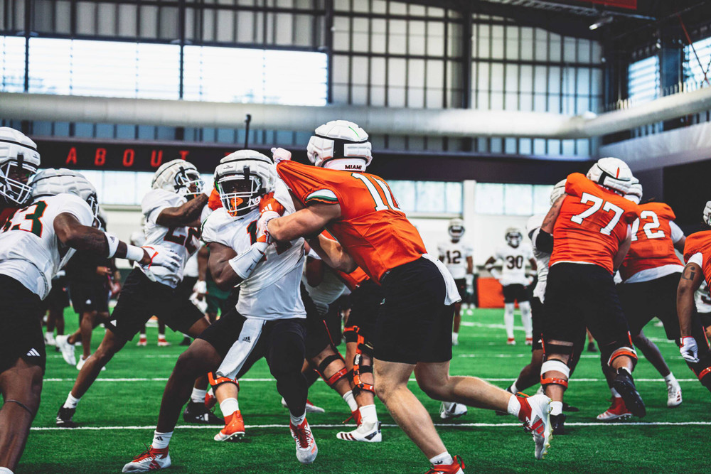 Miami Hurricanes Practice Session