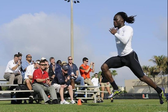 2011 Miami Hurricanes Football Pro Day #2