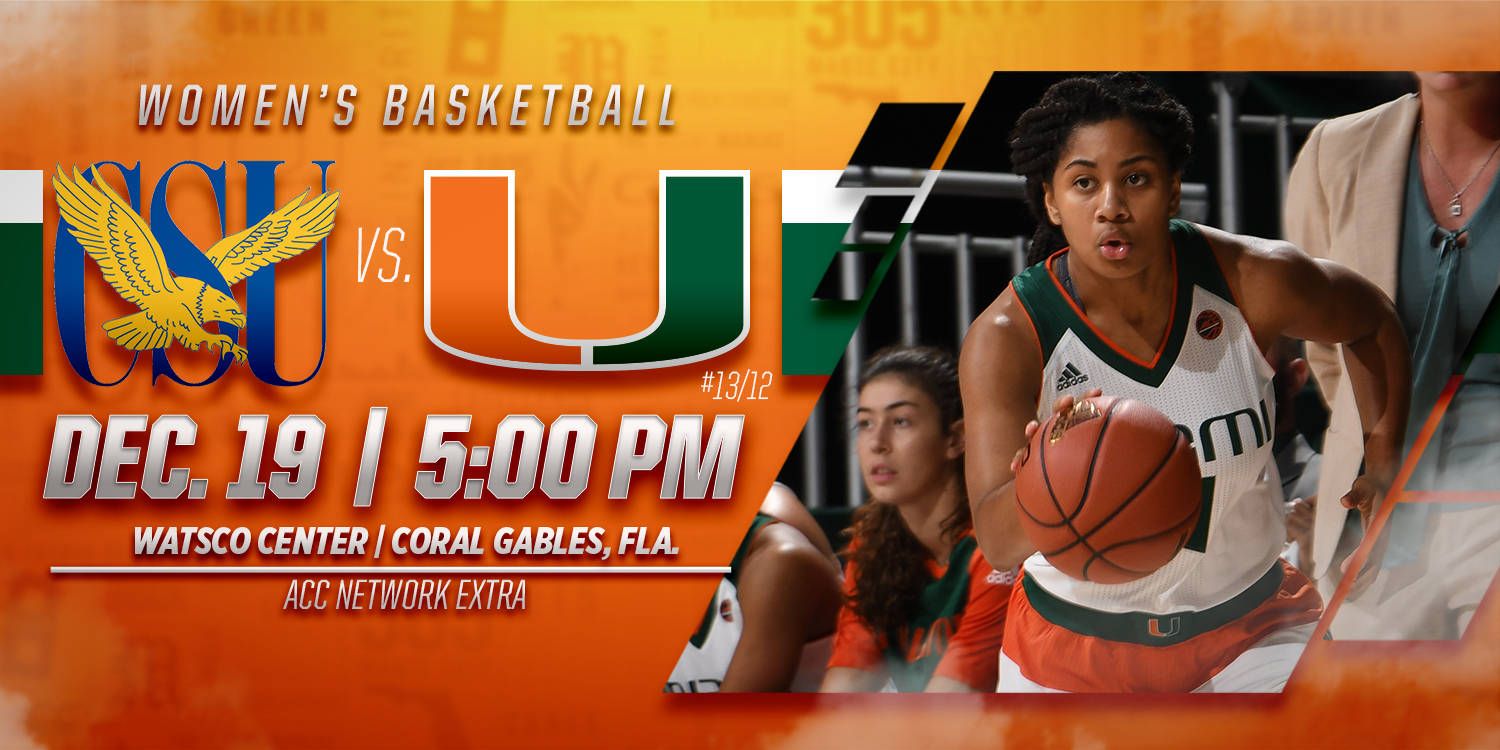 @CanesWBB Meets Coppin State in Holiday Tournament