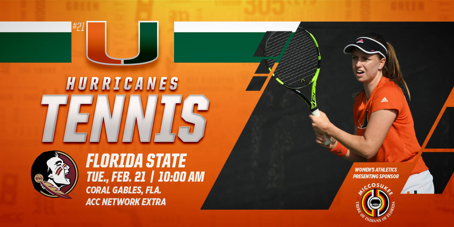 @CanesWTennis Hosts Florida State to Open ACC Play