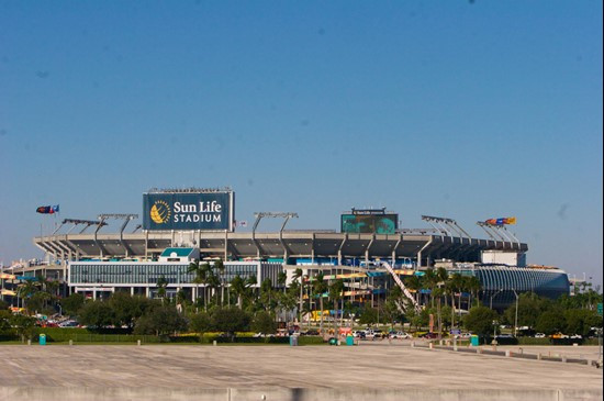 Sun Life Stadium before a game against the Maryland Terrapins at Sun Life Stadium on November 6, 2010.  Photo by Marco Garcia/SPN