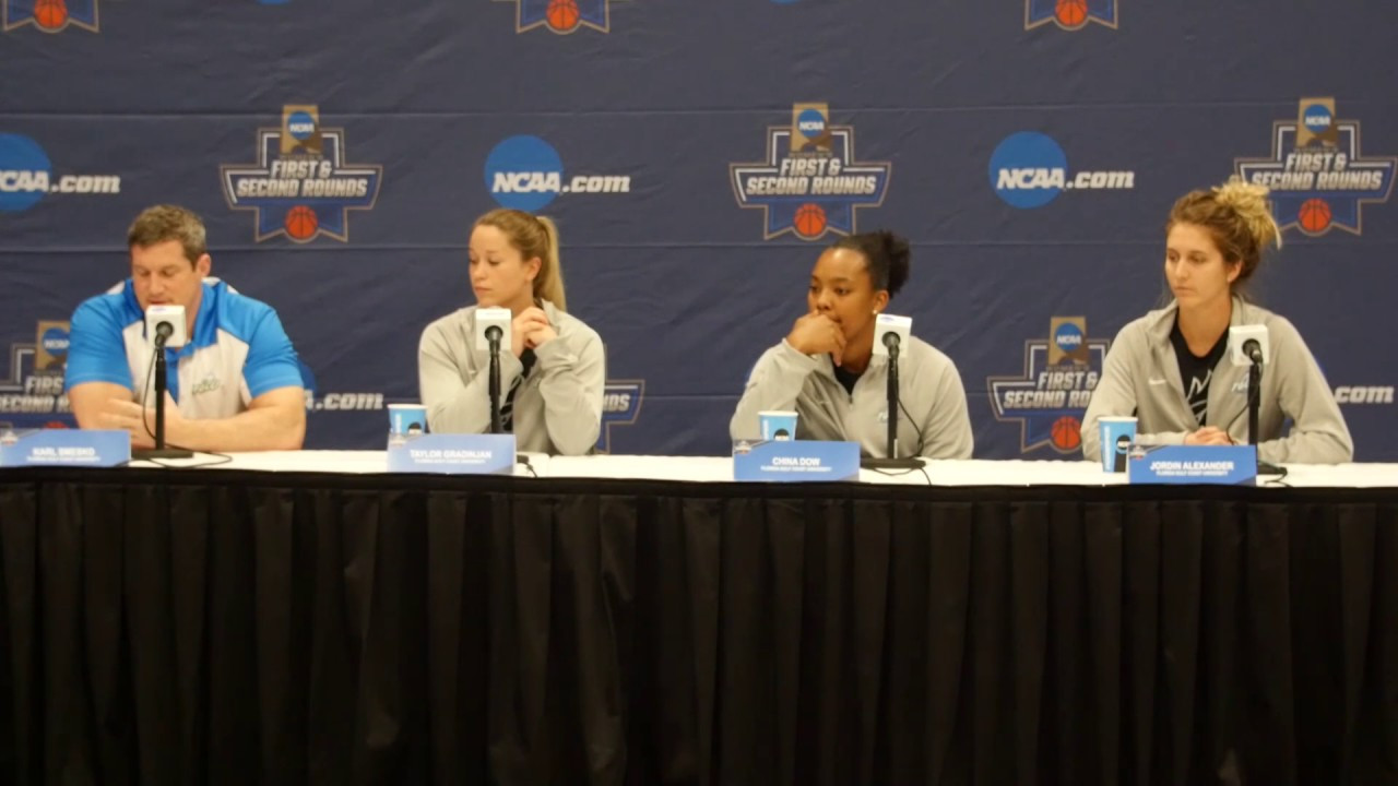 FGCU | NCAA FIRST ROUND PRESS CONFERENCE | 03.17.17