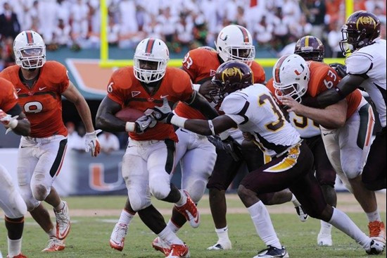 Lamar Miller Gets Loose

2011 Miami Hurricanes Football vs Bethune-Cookman