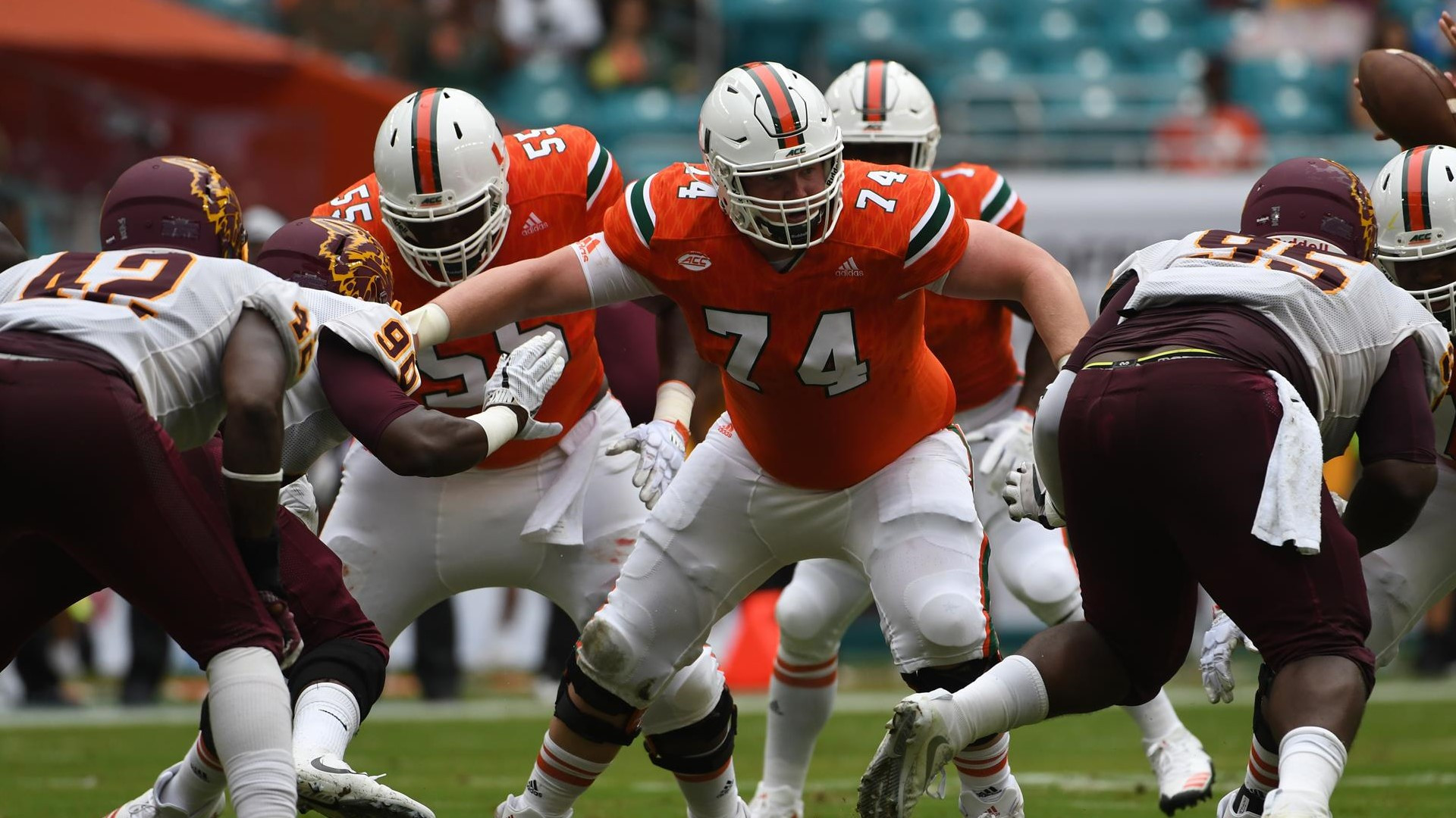 Miami OL Selected to Joe Moore Award Honor Roll